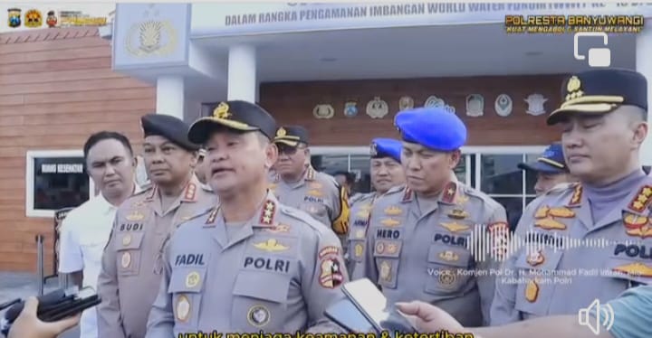 Kabaharkam Polri Komjen Pol Fadil Imran Lakukan Pengecekan Kesiapan Pengamanan Word Water Forum ke-10 di Bali