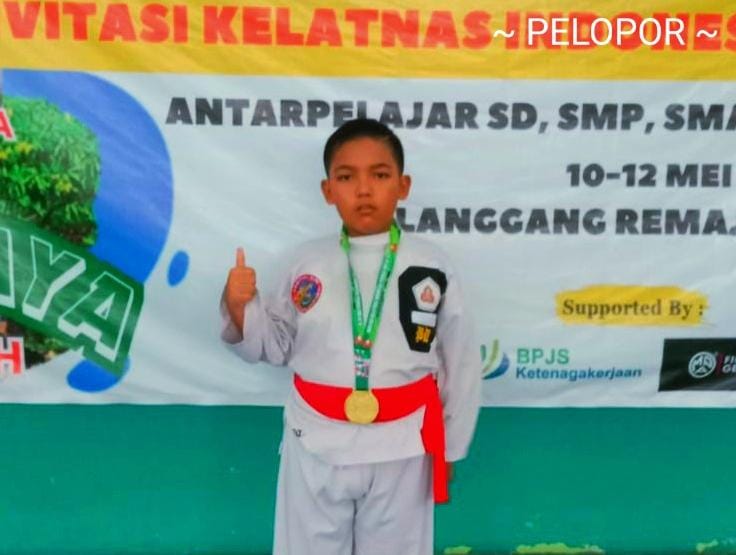 Si Sabuk Merah Cabe Rawit Peraih Medali Emas Pada Invitasi Kelatnas Indonesia Perisai Diri Ke IV Tahun 2024