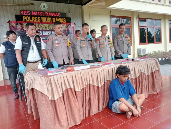 Tak Sampai 24 Jam, Pelaku 365 Disertai Pembunuhan Berhasil Ditangkap Satreskrim Polres Musi Rawas