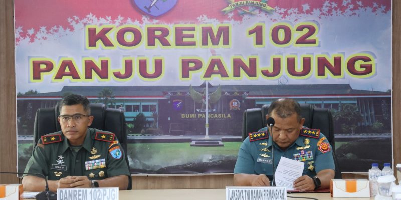 25 Serdik SSDN PPRA LXVI Lemhanas RI Kunjungi Korem 102 Panju Panjung