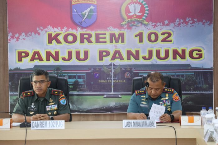 25 Serdik SSDN PPRA LXVI Lemhanas RI Kunjungi Korem 102 Panju Panjung