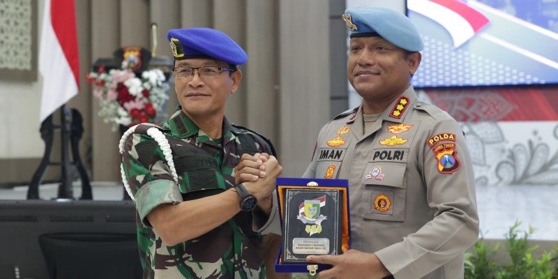 Polda Jatim dan Kodam V Brawijaya Pererat Soliditas dan Sinergitas Wujudkan TNI – Polri Solid