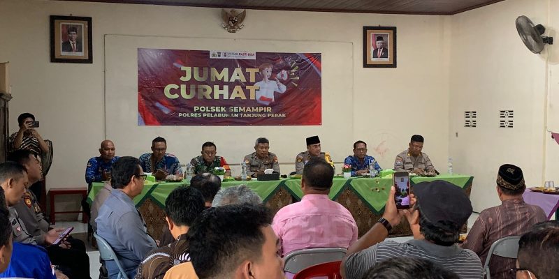Jumat Curhat Polres Pelabuhan Tanjung Perak Ajak Warga Peduli Sesama