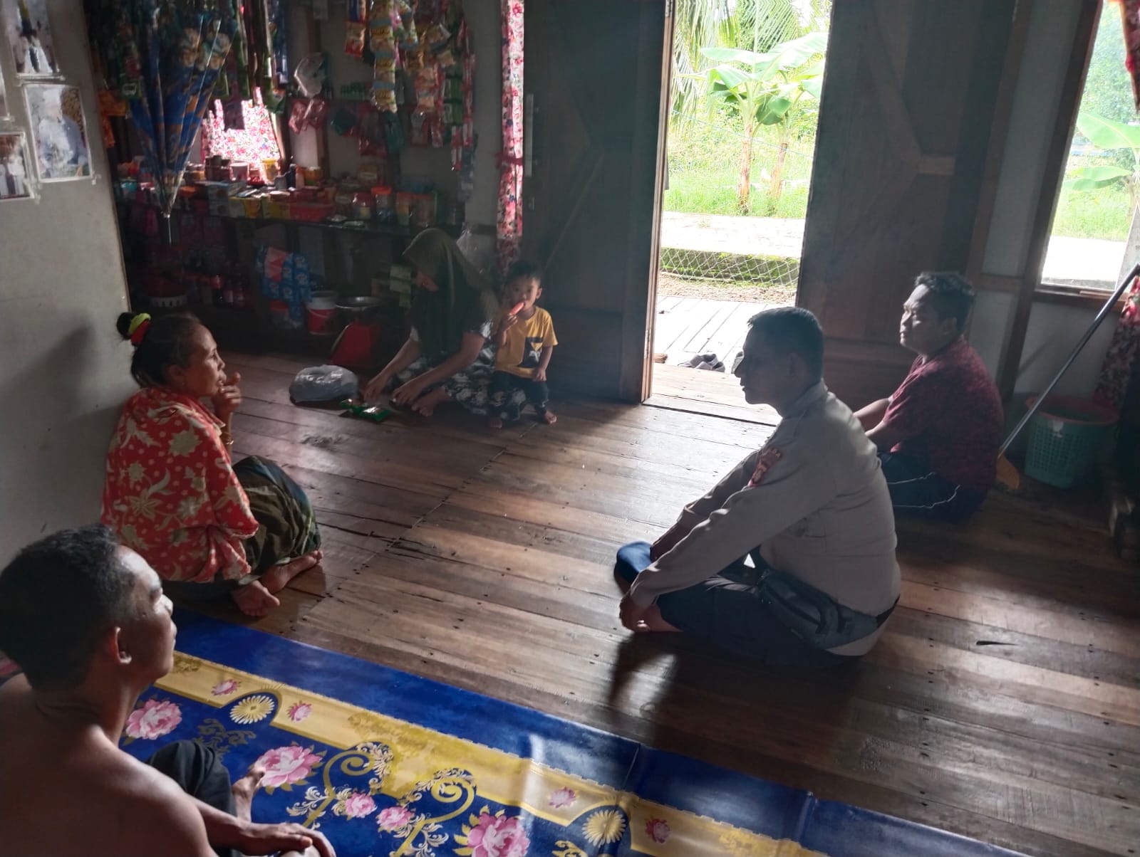 Personel Ditpolairud Polda Kalteng Beri Imbauan Kamtibmas