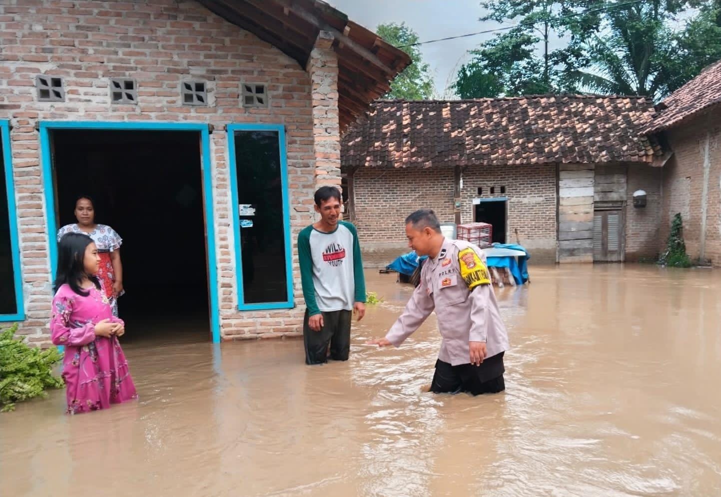 Puluhan Rumah Di Pringsewu Terendam Banjir Kiriman Dari Tanggamus