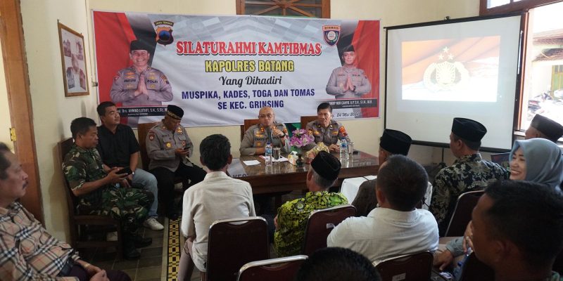 Pentingnya Komunikasi Jaga Kamtibmas, Ini Pesan Kapolres Batang