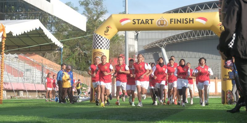 64 Peserta Seleksi Akpol 2024 Ikuti Tes Kesjas di Stadion Tuah Pahoe Palangka Raya