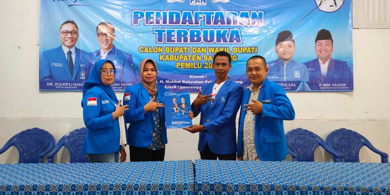 Cak Jum Resmi Daftar Calon Wakil Bupati PAN Sampang
