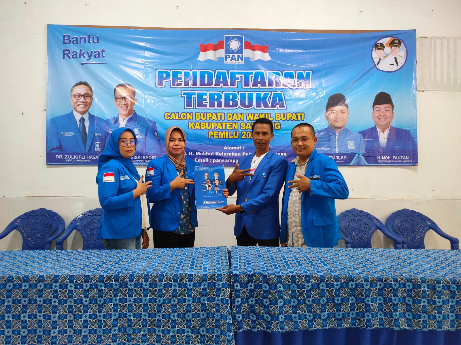 Cak Jum Resmi Daftar Calon Wakil Bupati PAN Sampang