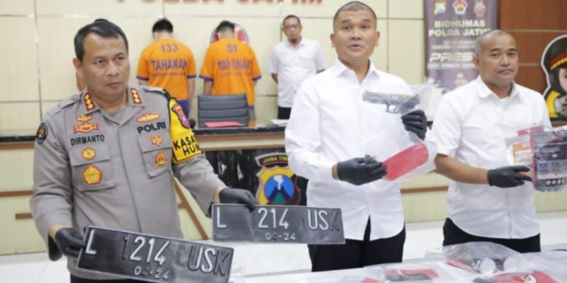 Polda Jatim Berhasil Amankan 3 Tersangka Pelaku Penembakan di Tol Waru Sidoarjo