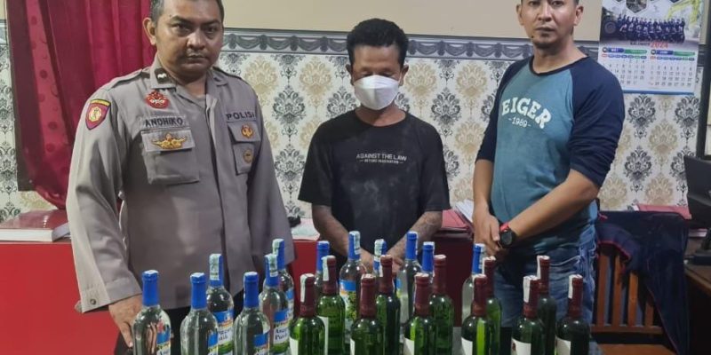 Gelar Operasi Miras Serentak, Polres Pasuruan Bersama Polsek Jajaran Berhasil Sita Ribuan Botol Miras