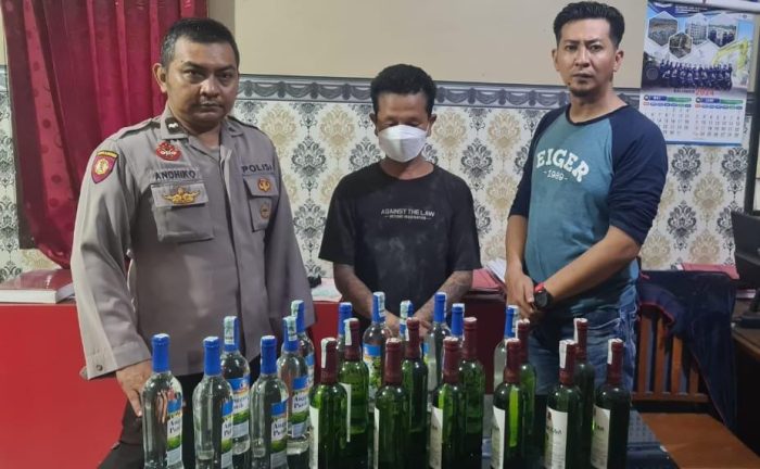 Gelar Operasi Miras Serentak, Polres Pasuruan Bersama Polsek Jajaran Berhasil Sita Ribuan Botol Miras