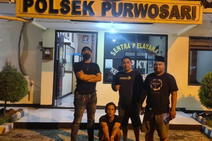 Ciptakan Kamtibmas, Polsek Purwosari Berhasil Tangkap Maling Motor Di Sengonagung