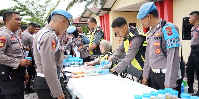 Rumkit Bhayangkara Gelar Deteksi Dini Narkoba Terhadap Anggota Polri