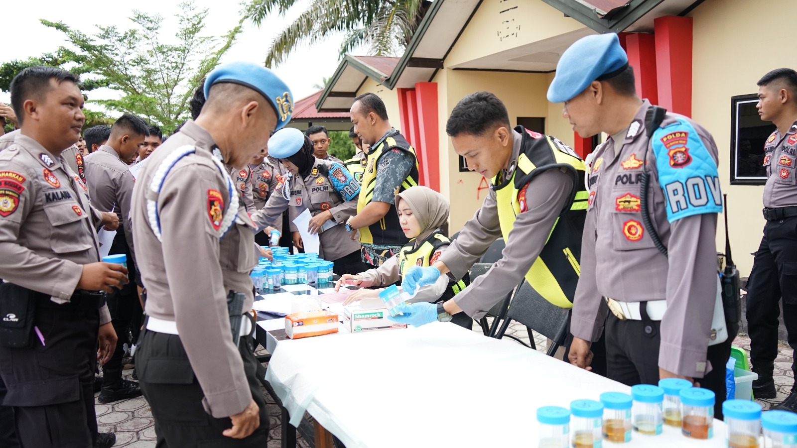 Rumkit Bhayangkara Gelar Deteksi Dini Narkoba Terhadap Anggota Polri