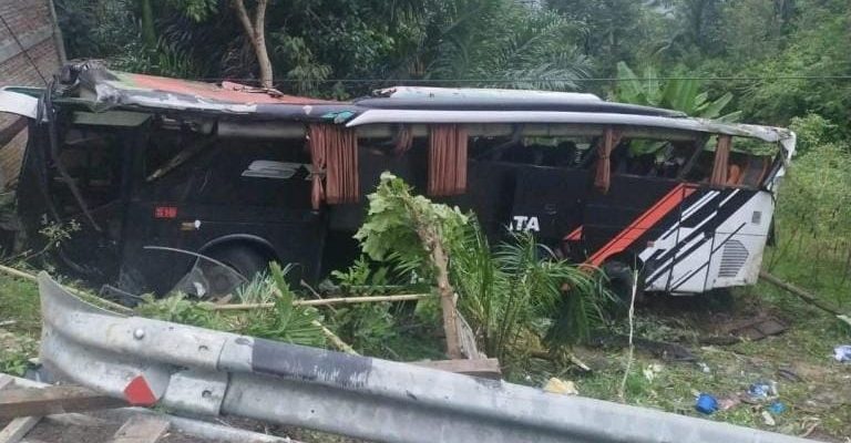 Berjumlah 6 Korban Luka Berat, Peristiwa Kecelakaan Bus Pariwisata Kini,Dalam penanganan Polres Tanggamus