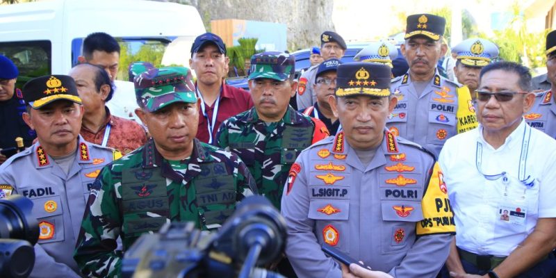 Kapolri dan Panglima TNI Melihat Langsung Kesiapan Venue GWK