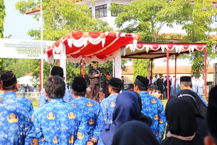 Wakapolres Pimpin Upacara Peringatan Hari Kebangkitan Nasional Ke-116 Tingkat Kabupaten Pekalongan