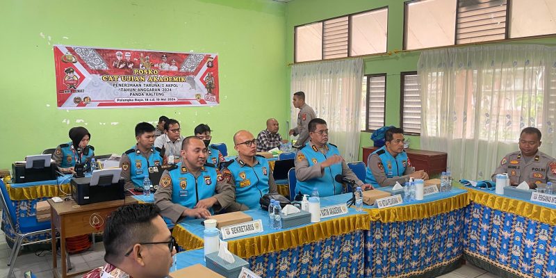 1.271 Peserta Seleksi Penerimaan Anggota Polri Ikuti Tes Akademik di Polda Kalteng