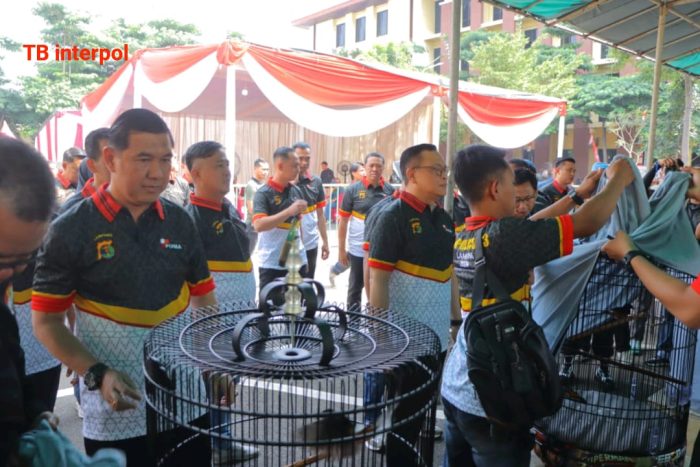 Ribuan Peserta Ikuti Perlombaan Burung Kicau Kapolda Cup III, Dalam Menyambut Hari Bhayangkara ke 78