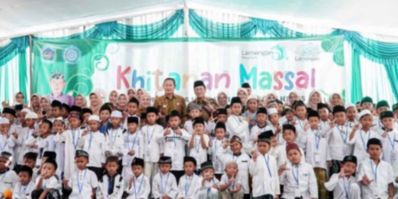Kegiatan Rutin Tahunan Sebanyak 102 Anak Di Kabupaten Lamongan Ikuti Khitanan Massal