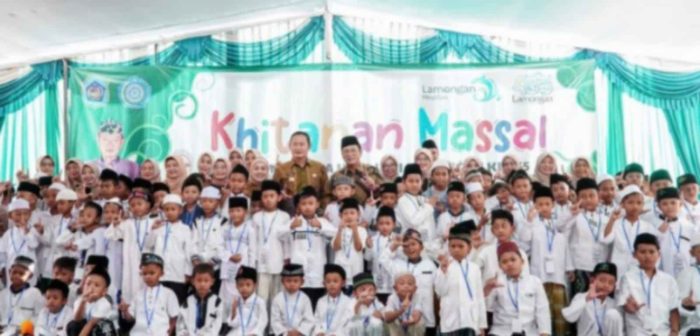 Kegiatan Rutin Tahunan Sebanyak 102 Anak Di Kabupaten Lamongan Ikuti Khitanan Massal