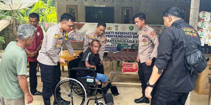 Polres Aceh Timur Gelar Bakti Kesehatan Peduli Disabilitas Sambut Hari Bhayangkara ke-78