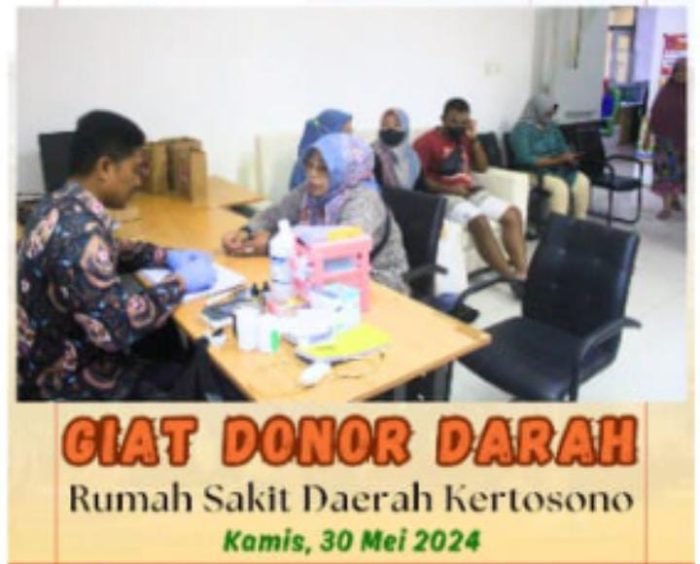 Donor Darah yang Bekerja Sama dengan PT Transfusi darah PMI kabupaten Nganjuk
