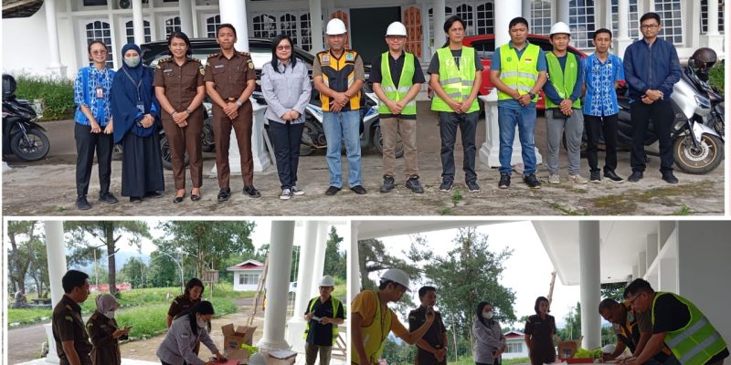 Kejari Kotamobagu Dampingi Dinas PUPR, Laksanakan PHO Pemeliharaan Gedung Eks.Rumah Dinas Ilongkow