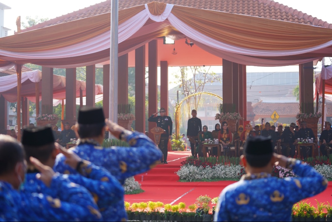 Digelar Berbahasa Jawa, Upacara Hari Jadi ke-106 Kota Mojokerto Jadi Momentum Pelestarian Sejarah dan Budaya
