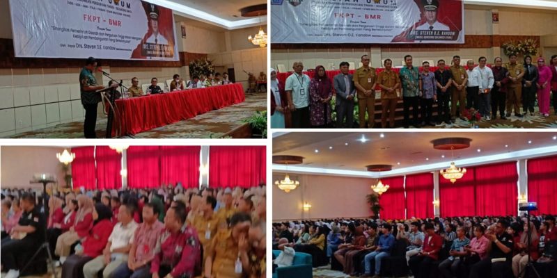Pj. Bupati Bolmong Jusnan C Mokoginta Dampingi Wagub Sulut Steven O.E Kandouw di Forum FKPT-BMR