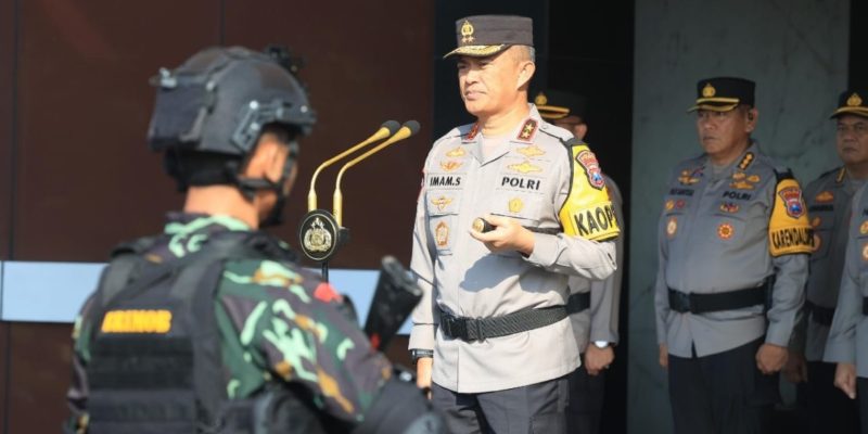 Menyambut Hari Bhayangkara Ke-78, Polda Jatim Gelar Acara Tradisi Pengambilan Air Suci.
