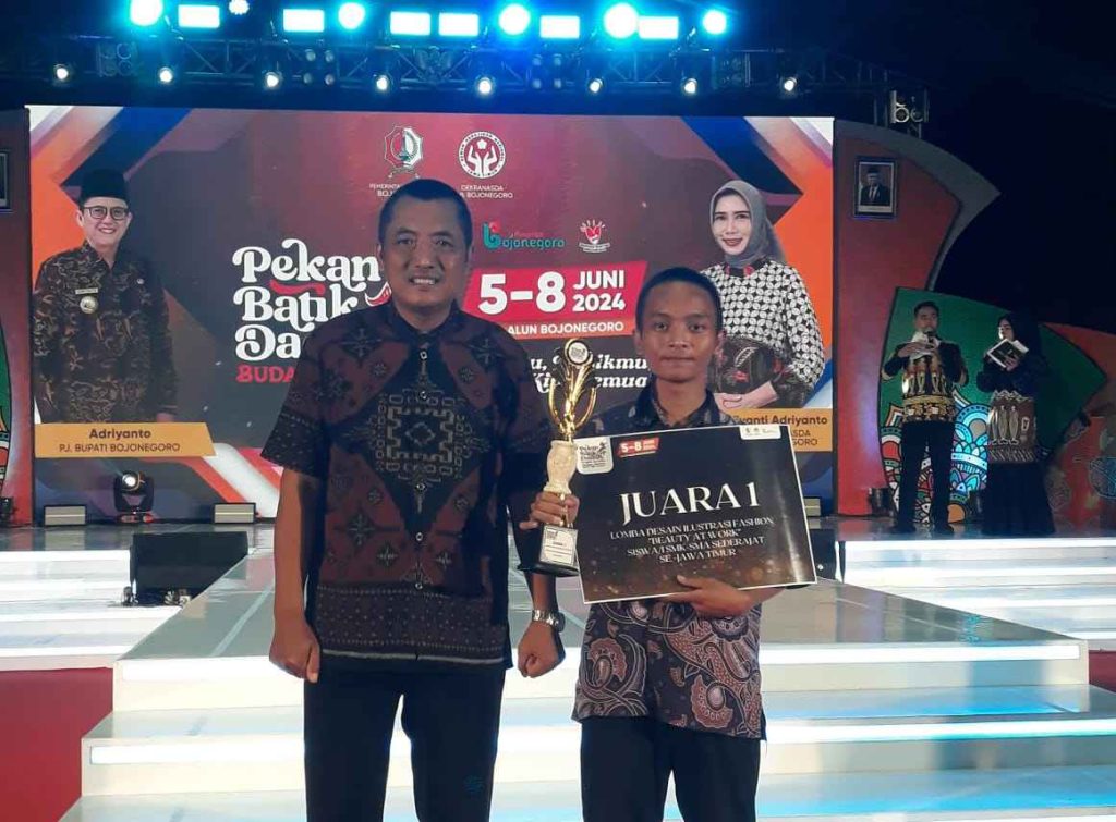 SMKN 1 Kademangan Jurusan Animasi, Raih Juara 1 Lomba Desain Ilustrasi Fashion Se-Jawa Timur