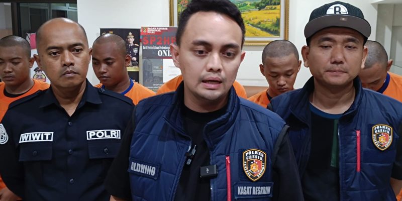 Polres Gresik Berhasil Amankan Tiga DPO Pesilat Keroyok Pemuda Sidoarjo