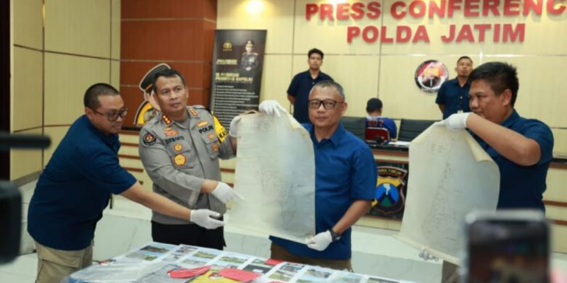 Polda Jatim Ungkap Ruislag TKD Rugikan Negara 114, 440 Milyar Rupiah Tetapkan 3 Tersangka