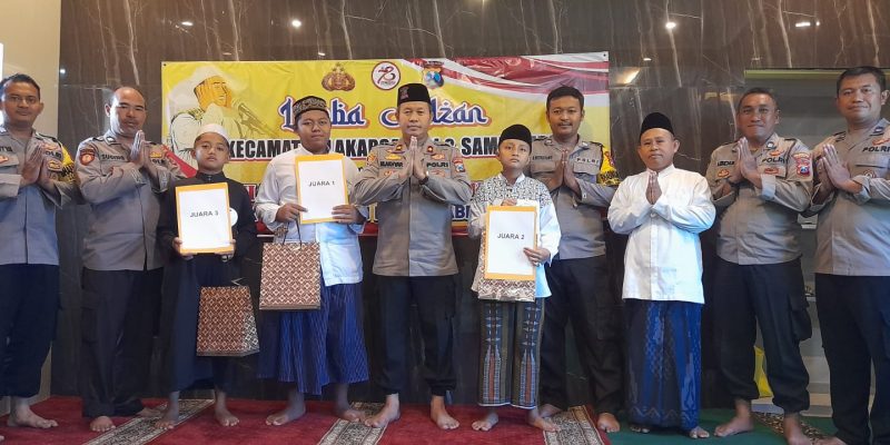 HUT Bhayangkara yang ke-78, Polsek Lakarsantri Adakan Lomba Muadzin