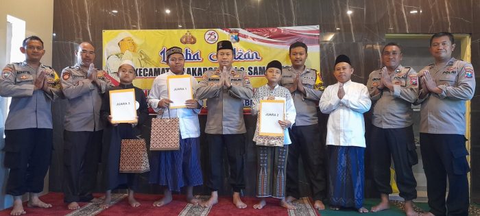 HUT Bhayangkara yang ke-78, Polsek Lakarsantri Adakan Lomba Muadzin