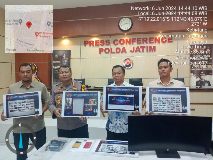 Ditreskrimsus Polda Jatim Ungkap Dan Amankan Pelaku Tindak Pidana ITE Terkait Kesusilaan dan Pornografi