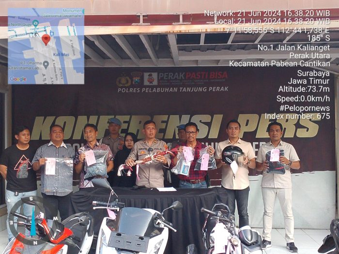 Polres Pelabuhan Tanjung Perak Polda Jatim Ungkap 15 Kasus Selama 12 Hari Saat Operasi Sikat Semeru 2024