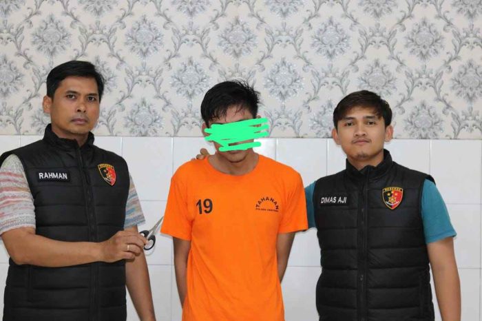 Unit Reskrim Polsek Genteng Polrestabes Surabaya Bekuk Pelaku Curanmor Berbekal Gunting