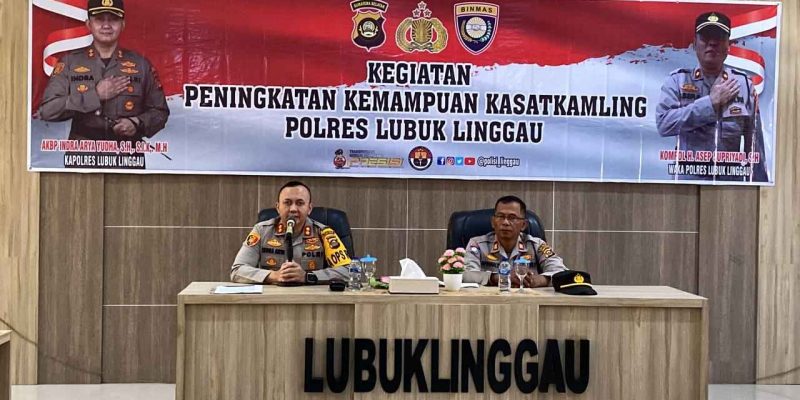 Kapolres Buka Pelatihan Satkamling Bersama Ketua RT Se-Kota Lubuklinggau,”Ini Pesan Yang Di Sampaikan.