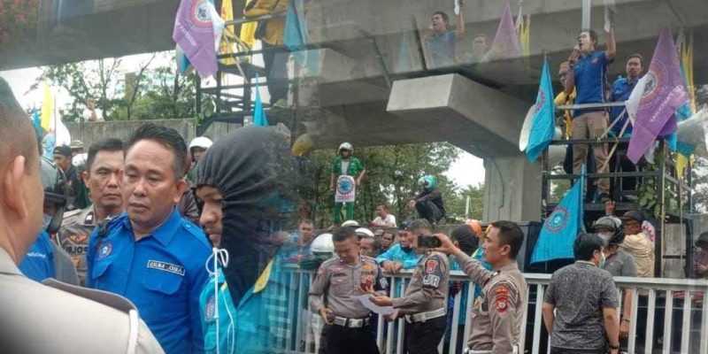 Ditlantas Polda Sulsel Aspirasi Konfederasi SPSI Makassar, Siap Berdiskusi Memberikan Edukasi Dan Sosialisasi