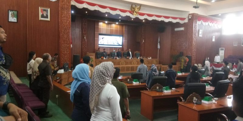 Rapat Paripurna DPRD Kota Depok Dihadiri 32 Anggota DPRD Kota Depok.