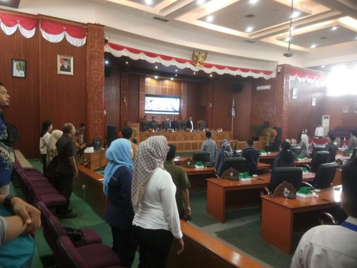 Rapat Paripurna DPRD Kota Depok Dihadiri 32 Anggota DPRD Kota Depok.