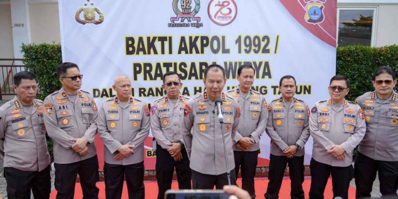 Akpol 1992 Pratisara Wirya Gelar Bakti Kesehatan di Kalsel, Dalam Rangka HUT ke-78 Bhayangkara.