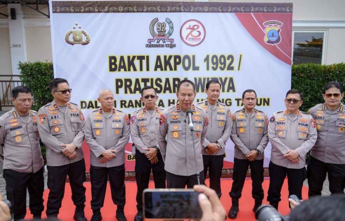Akpol 1992 Pratisara Wirya Gelar Bakti Kesehatan di Kalsel, Dalam Rangka HUT ke-78 Bhayangkara.
