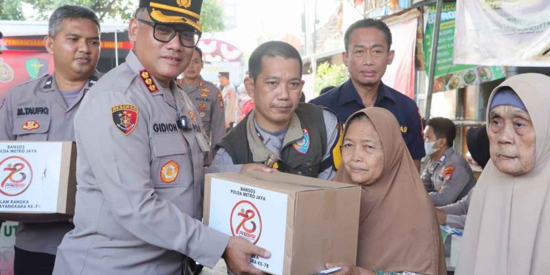 Polres Jakarta Utara Gelar Baksos Peduli Warga Rawa Bebek.