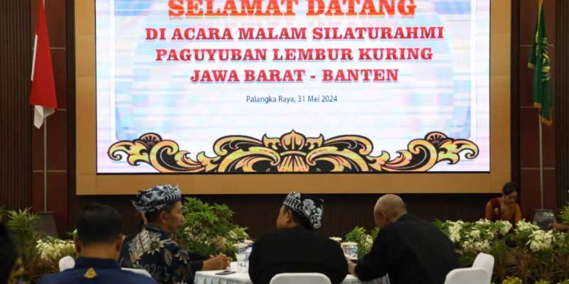 Wakapolda Silaturahmi Bersama Paguyuban Lembur Kuring Jawa Barat Banten di Kalteng