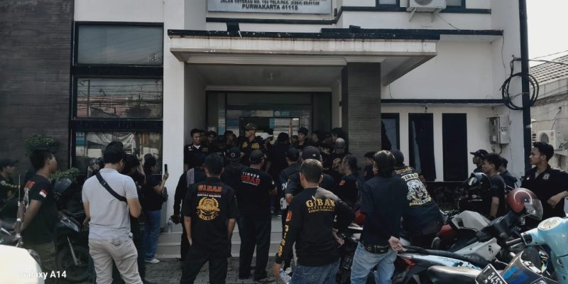 Resort GIBAS Kabupaten Purwakarta Geruduk Kantor Kesbangpol, Ada Apa ?!..