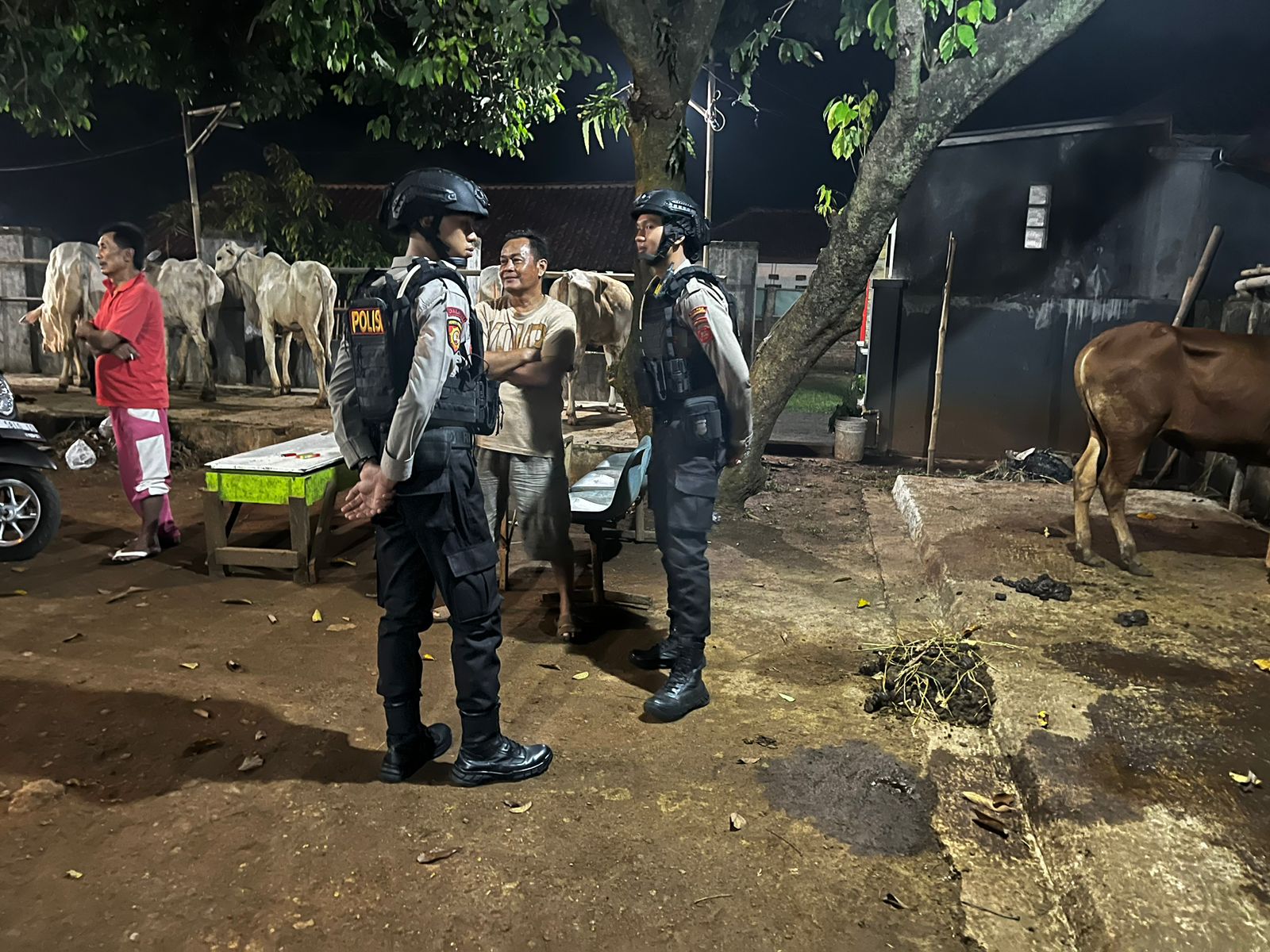 Polres Purwakarta Intensifkan Patroli Ke Pemilik Dan Penjual Hewan Ternak